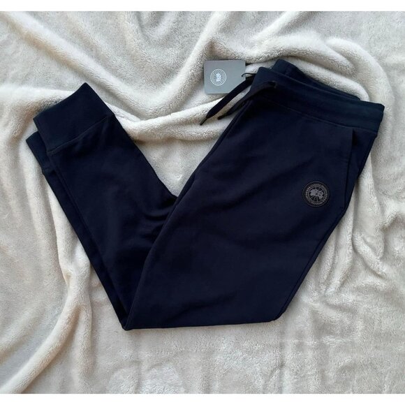 Canada Goose Navy Huron Sweatpants - Picture 1 of 3